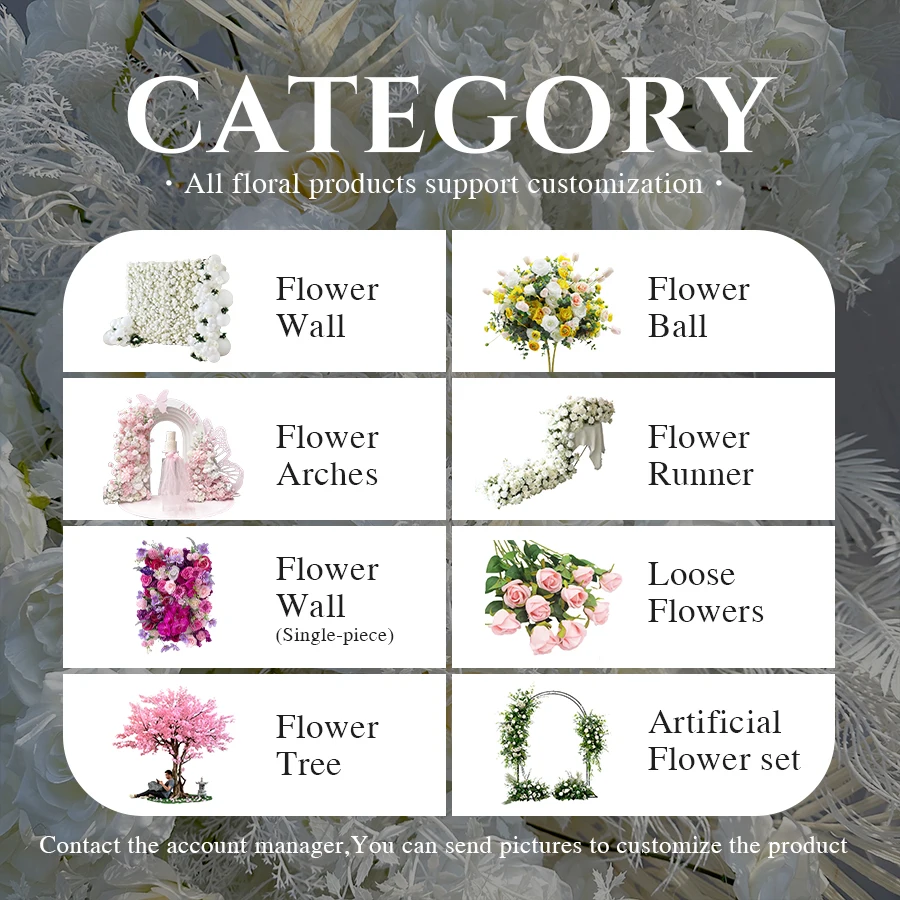 Sunwedding 3d Wedding Arch Artificial Flower Decoration Wedding Backdrop Floral Arch