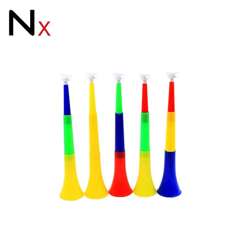 
Nuoxin High quality football game air horn plastic soccer fan promotional vuvuzela 