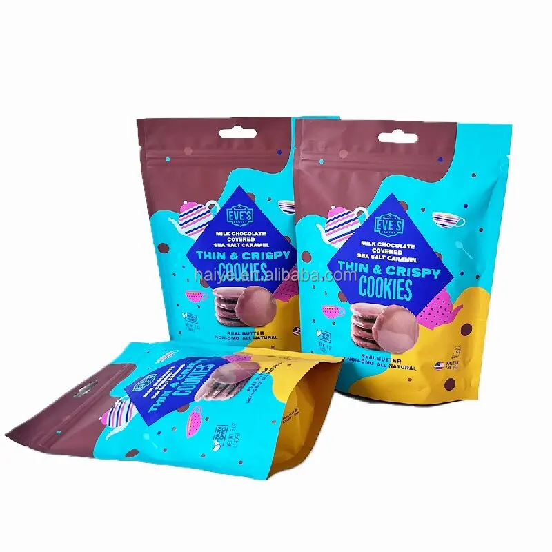 Wholesale Custom Print Plastic Snack  zipper Bag Philippine Thai Durian Dried Fruit Package Pouch Stand Up Packaging Bag
