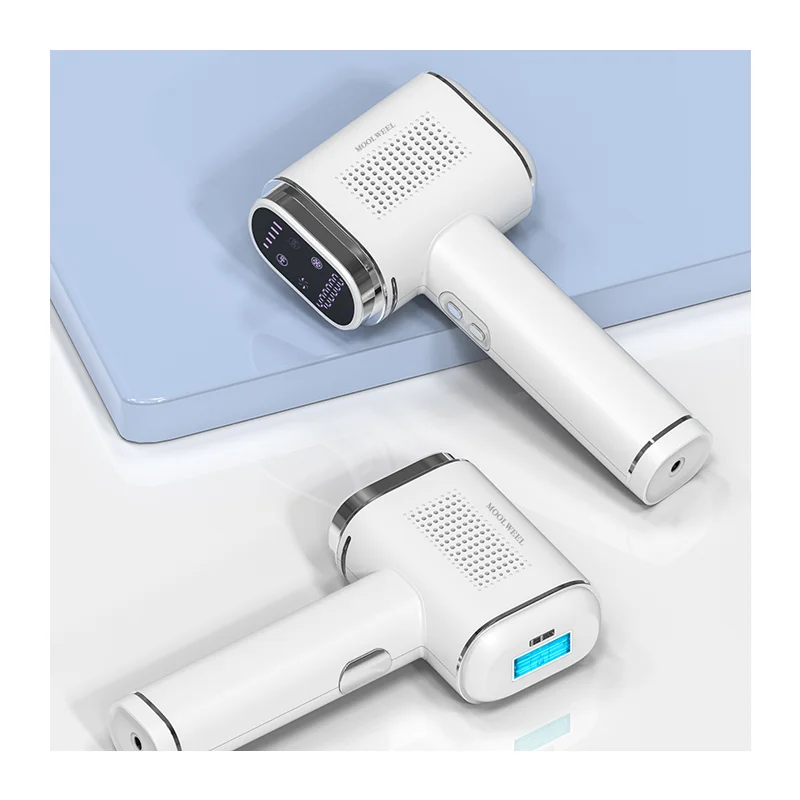 HANQI T023K Sapphire Use IPL Hair Removal Device Cooling and Skin Color Recognition Home Ice for Women Men Plug in Use Products