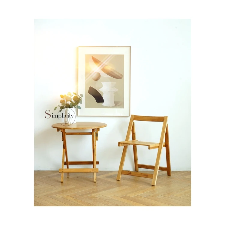 
New Design High Quality Living Room Furniture Relaxing Bamboo Folding Chair 