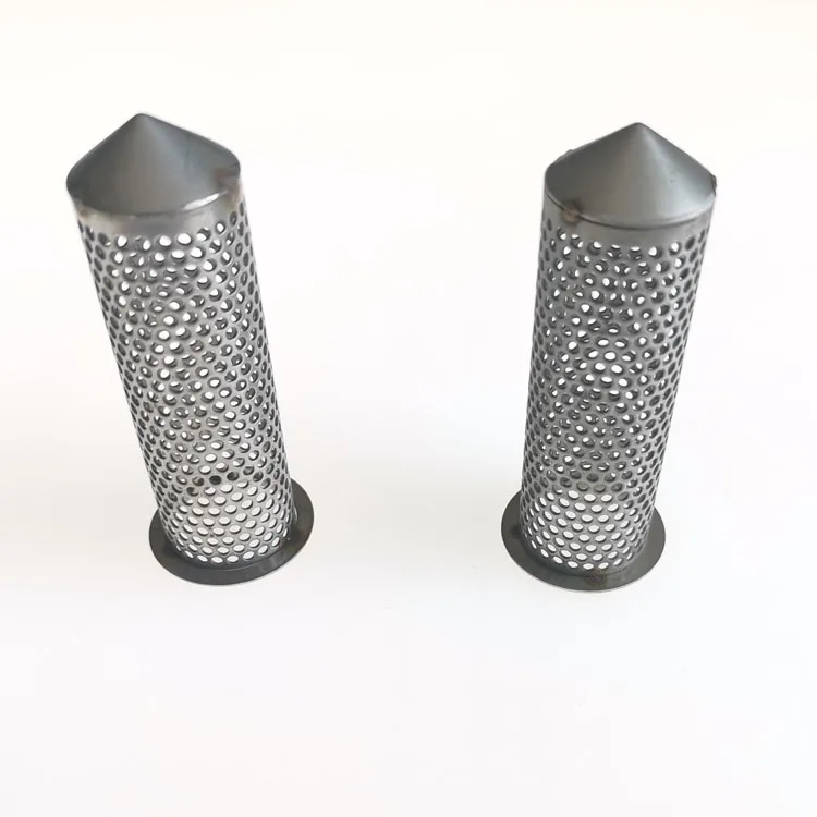 stainless steel woven wire mesh strainer filter screen bucket chinese manufacturer pipe strainer