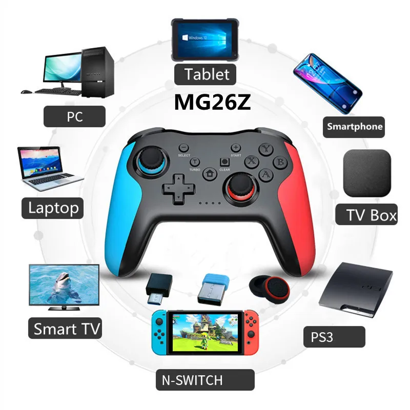 Wireless mobile phone game controller joystick for S-witch pro iPhone&android free fire