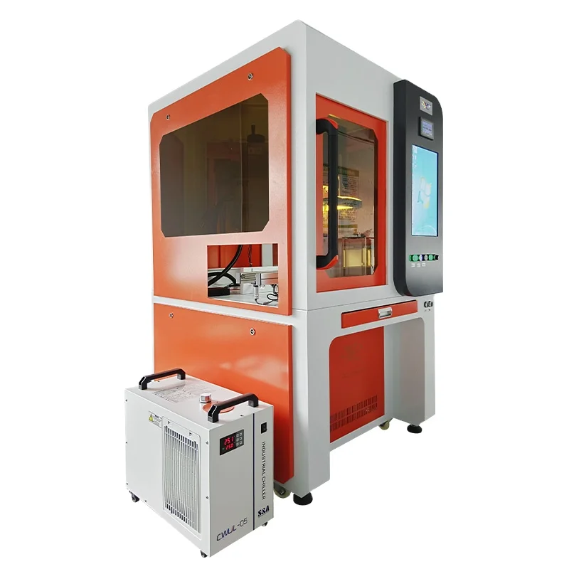 JGH-ZX-102 5W UV Laser Marking Machine Simple On Line for Wood Fabrics and Lace Apply for PCB LCD