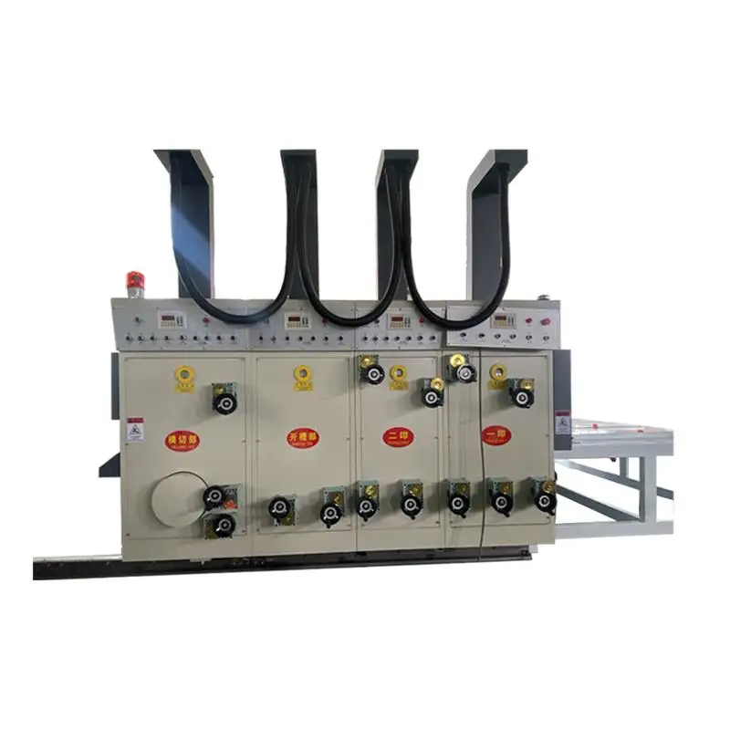 Chain Type Feeder,Semi Automatic Corrugated Carton Box Printer Slotter Die Cutter Manufacturer