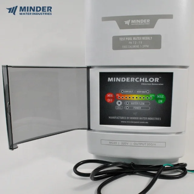 Minder Chlor Chlorine Generator  Swimming Pool Water Salt Chlorinator Chlorine Feeder
