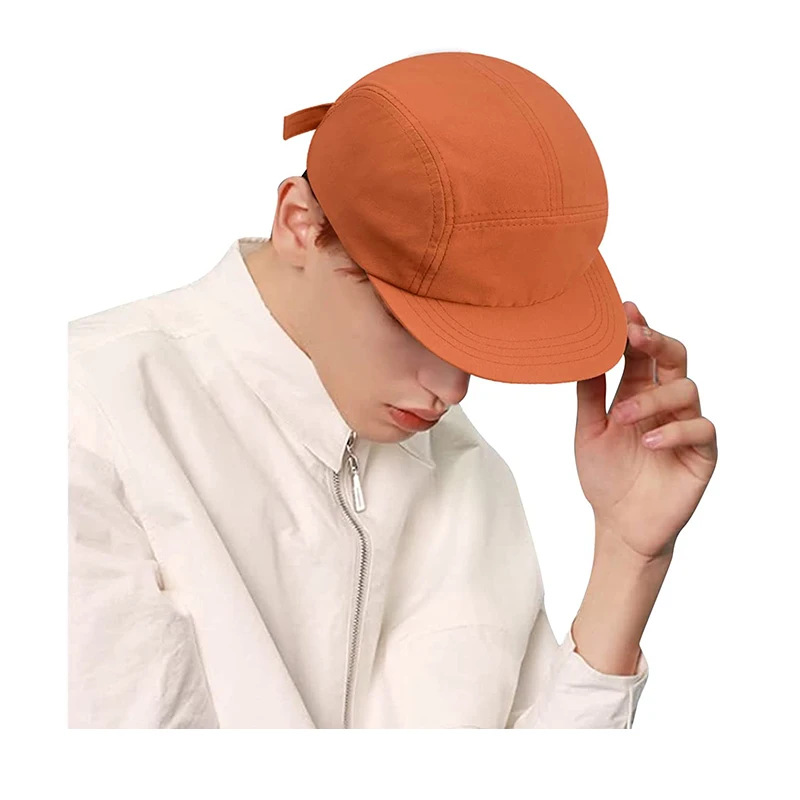 Wholesale snapback waterproof running five panel camp cap new design baseball sport cap nylon 5 panel caps and hats
