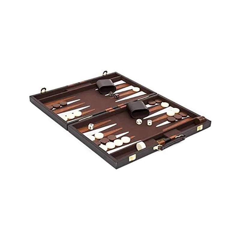 High quality Available in Small, Medium and Large Sizes Square vinyl Backgammon Set