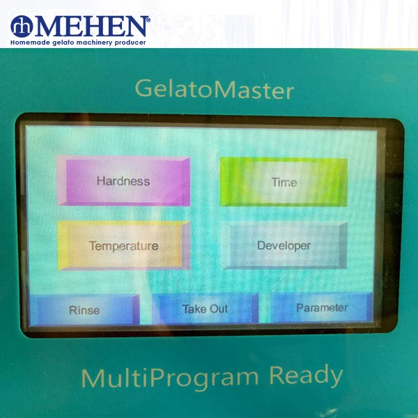 {MEHEN M30}30l Capacity Water Cooling  Gelato  Batch Freezer Machine Electric 50HZ Ice Cream Maker