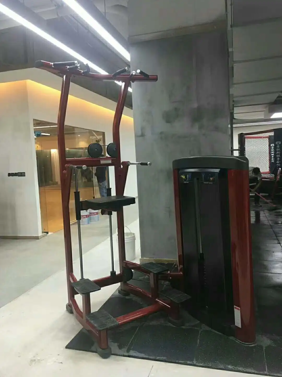 RuiBu-9037 Wholesale New Design Exercise Functional Trainer Machine Commercial Gym Fitness Equipment Assisted Chin/Dip