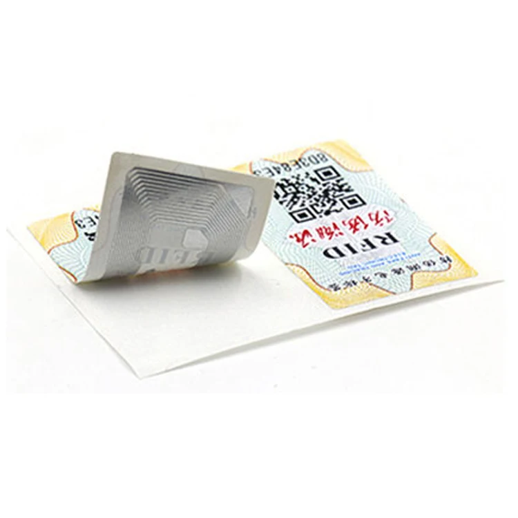 Rfid Luxury Label Anti Fake Sticker Jewelry Label Uhf Anti-theft Temper Proof Label Tag