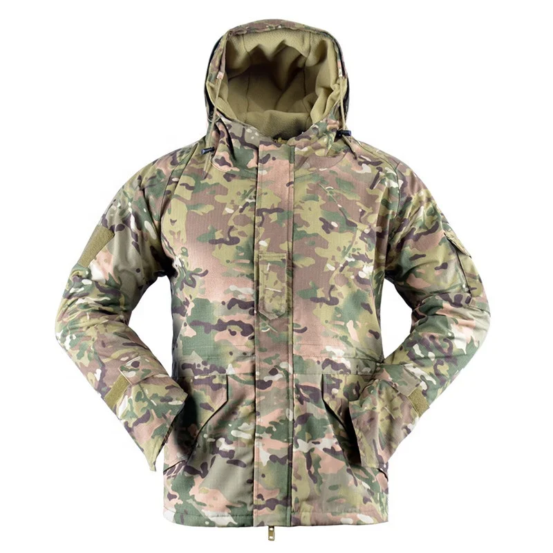 2022 Camouflage Winter Green Mountain Python Camouflage G8 Windbreaker Fleece Camouflage Outdoor Jackets