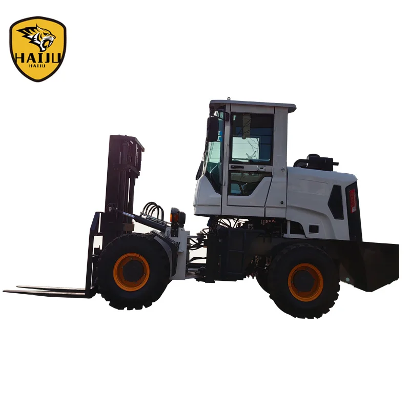 Hydraulic All Terrain Forklift Lift 3Ton Height 3m 4x4 Wheel Drive Special Rough Terrain Diesel Forklift