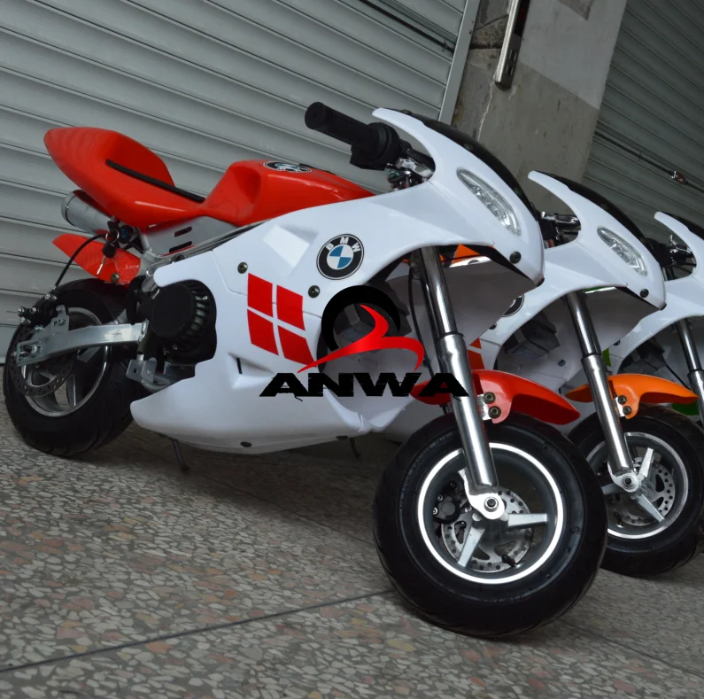 Mini moto cross 2 stroke 49cc pocket dirt bike for kids