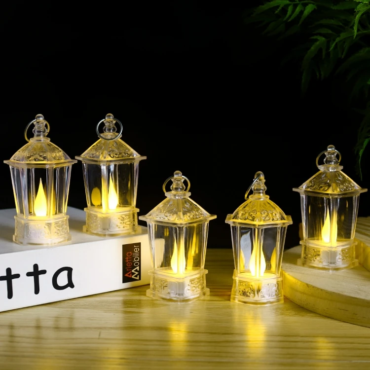New Electronic Flameless Led Candles Child Lantern Light Christmas Lamp Style Decoration Lamp