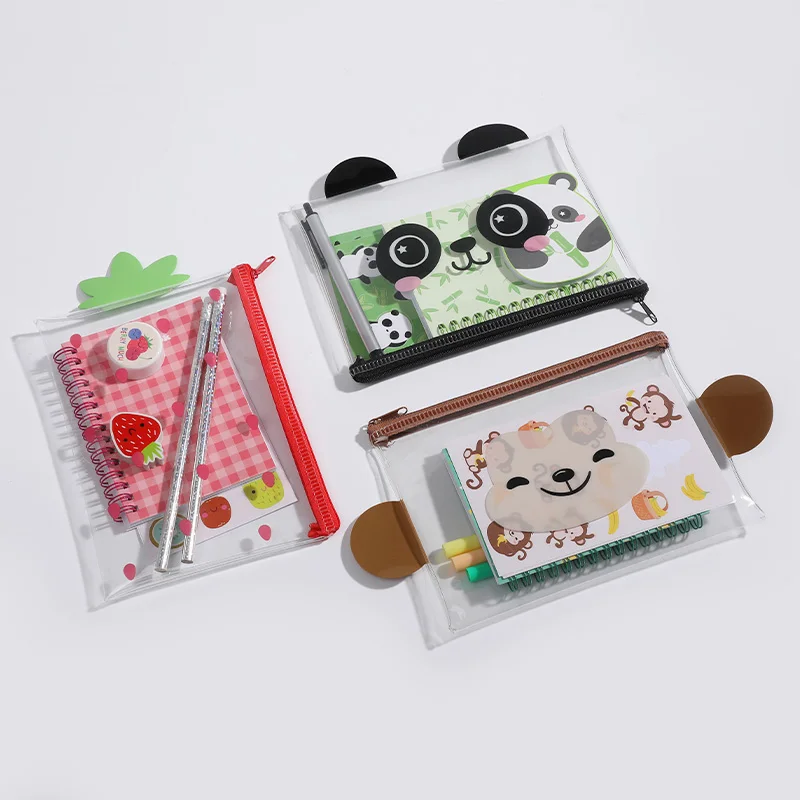 Kawaii Cute Stationary And School Supplies Items Notebook Pencil Case Stationery Set