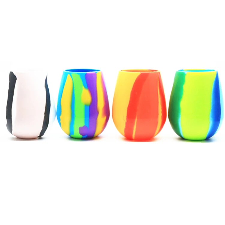 China Factory Custom Magic Color Silicone Wine Beer Cup Glass