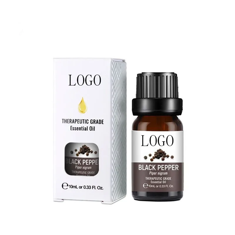 Gift set custom box black pepper essential oil pure natural essential oil