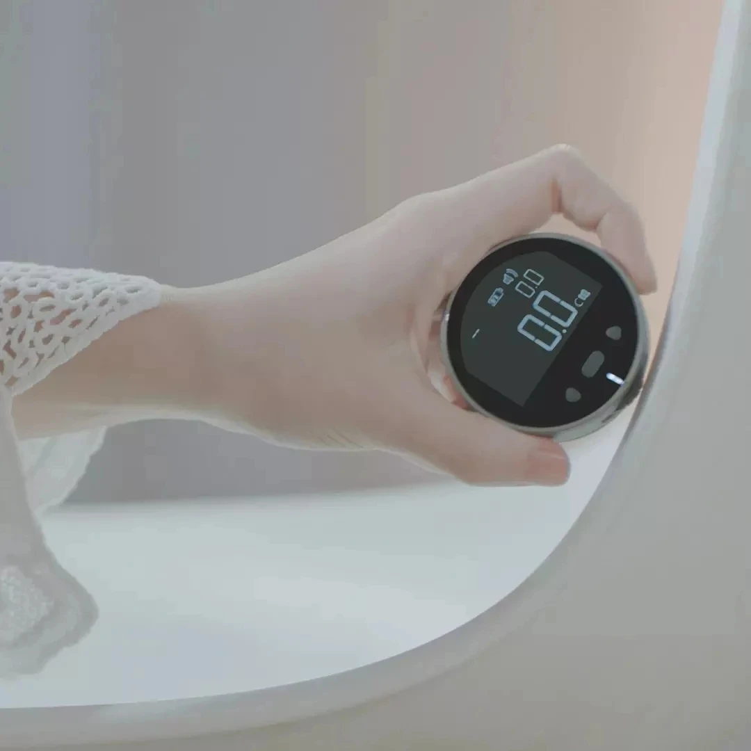 hot selling mini portable electronic measuring instruments  LCD HD screen smart measuring tape