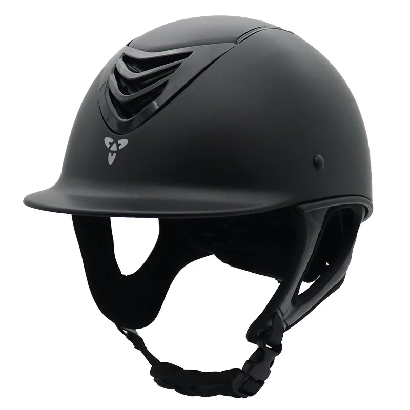 material equestrian horse riding helmets adjustable adult and kids riding helmets safety racing protection helmets