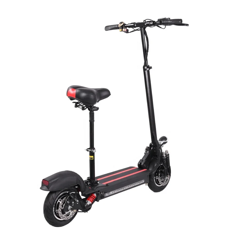 Factory direct sale 48V  2400W dual motor  big wheel 10 inch lithium battery disc brake electric scooter for adult