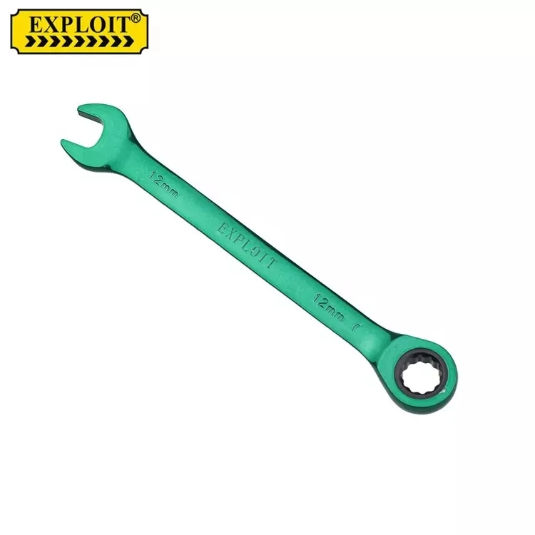 Professional Heavy Duty Household Open End Wrench Tools Portable Colorful Ratchet Socket Wrench Set