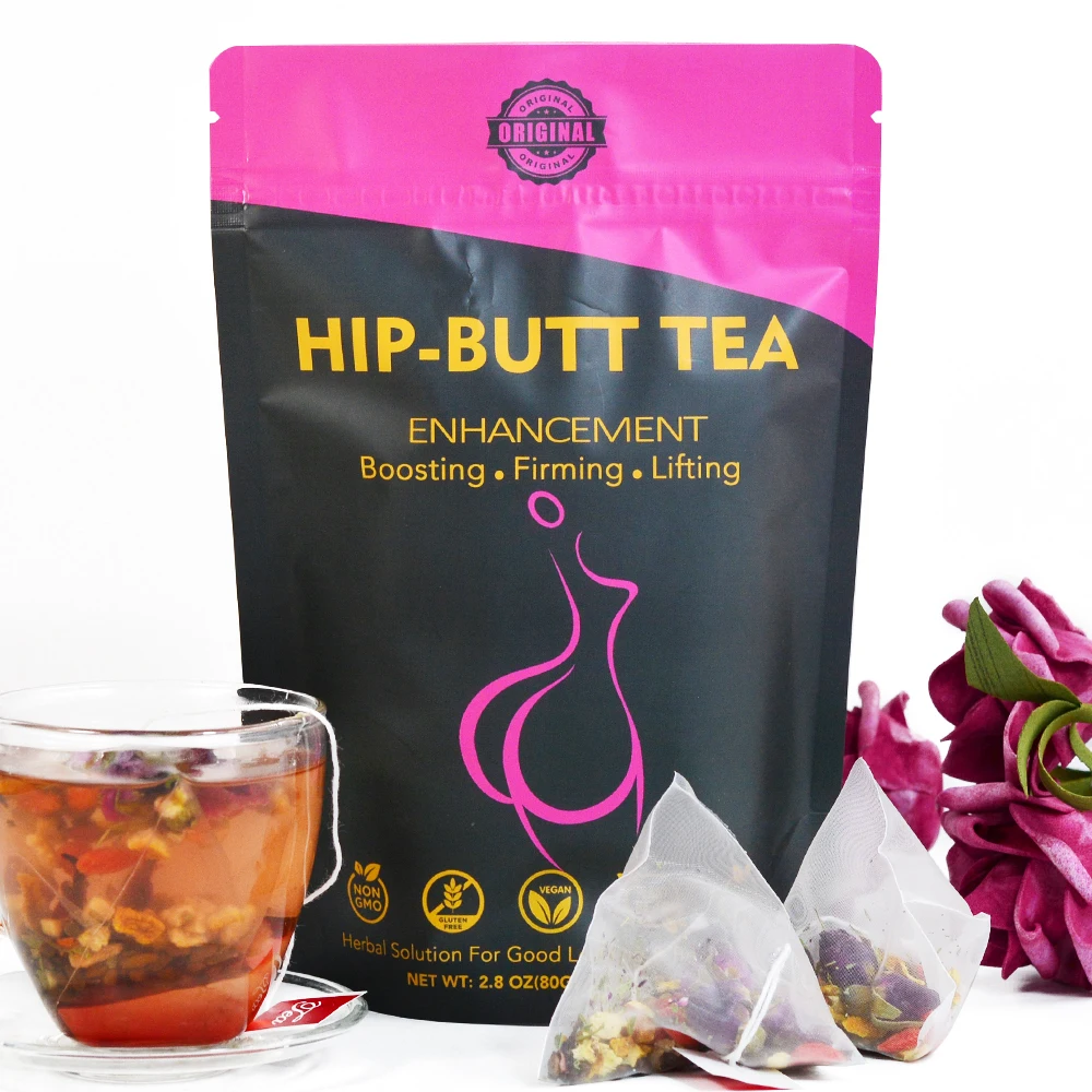 Chinaherbs Bigger Buttock Butt Tea Hips and Butt Enhancement Tea Effective Hip Lift Up Buttocks Enlargement Body Care tea