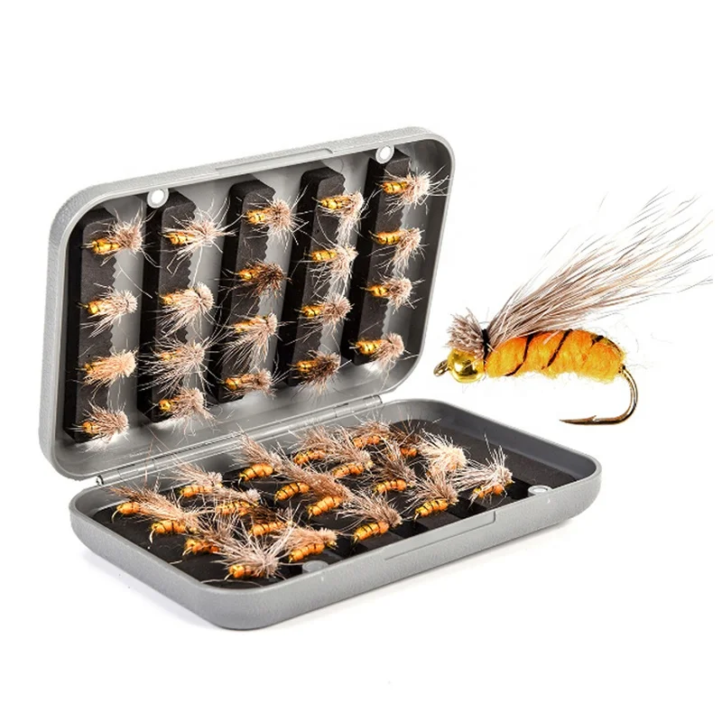 40 Pcs/ Set Manual Fly fishing Lures Combo Fishing Flies Kits