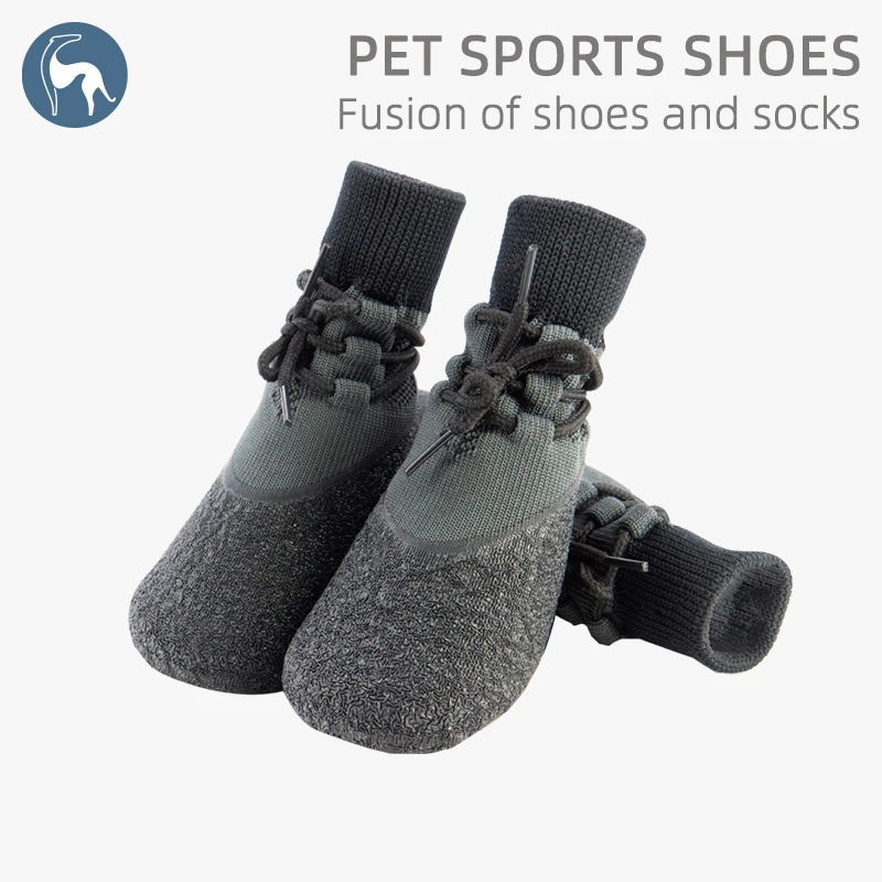 Pet Shoes & Socks Elasticity Knitting Vamp Resistant Material Hike Anti Slip Dog Socks