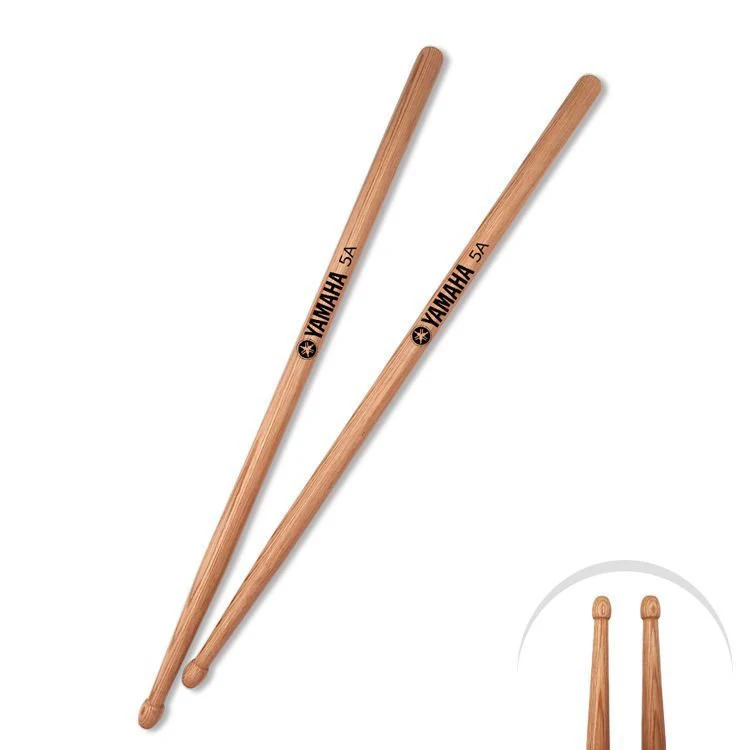 Premium Chinese Style Custom Light Drum Sticks 2B 5A 5B 7A Made from Red Oak and Maple for Recording Bassoon Style