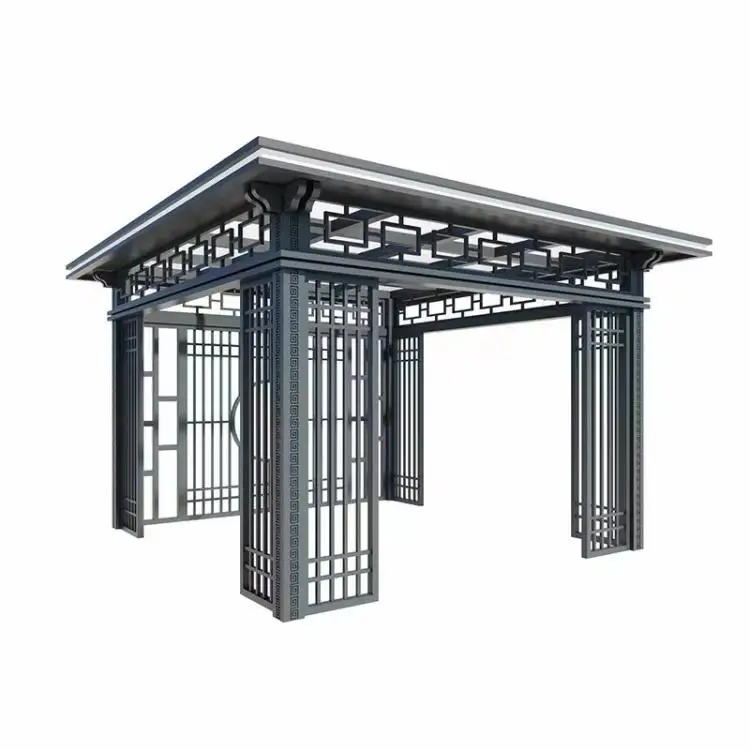Aluminum Alloy Pavilion Sun Room Four Hexagonal Factory Direct Sales
