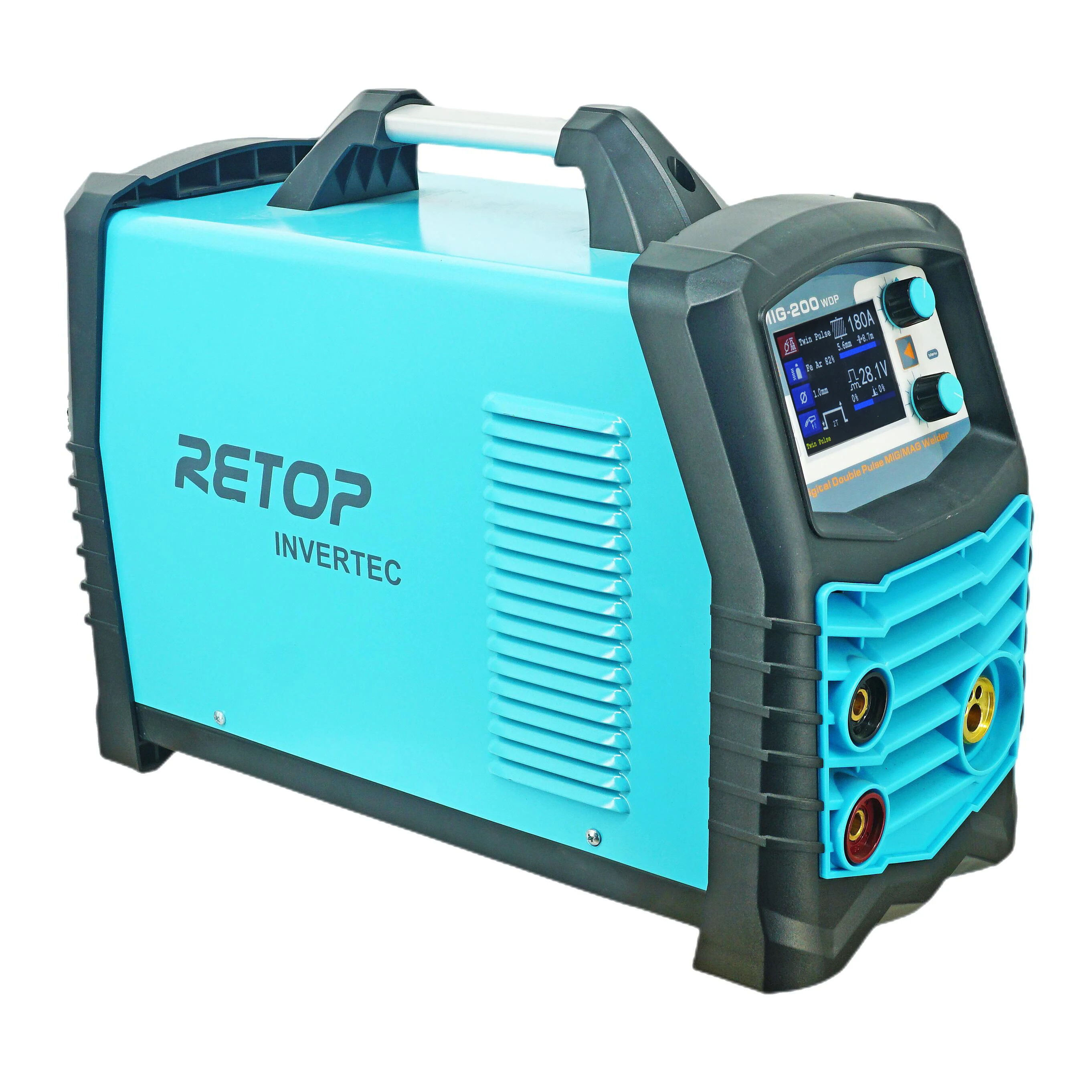 Portable multi-function inverter dual pulse mig welding machine for home use
