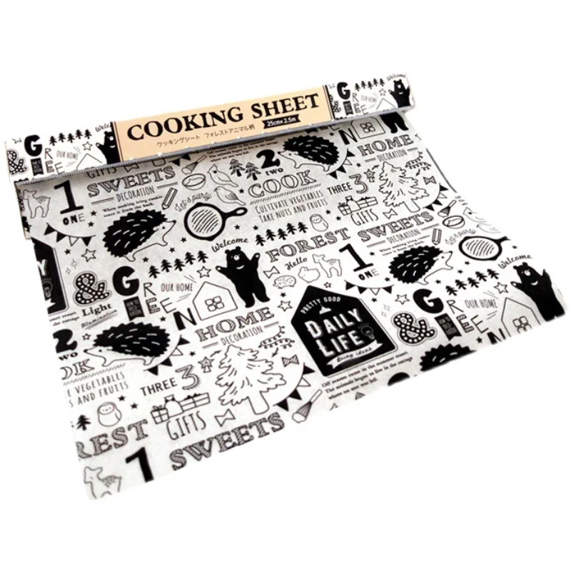 Silicone Coated  Baking Paper  Parchment Printing Baking paper