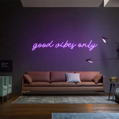 Good Vibes Only Neon Sign Drop Shipping Custom Neon Sign