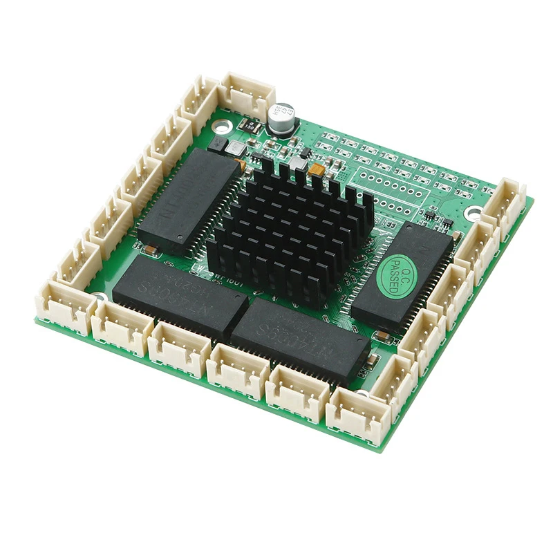 OEM 16-Port Switch Module Industrial network switch PCB switch ethernet 100Mbps 16 port board PCBA