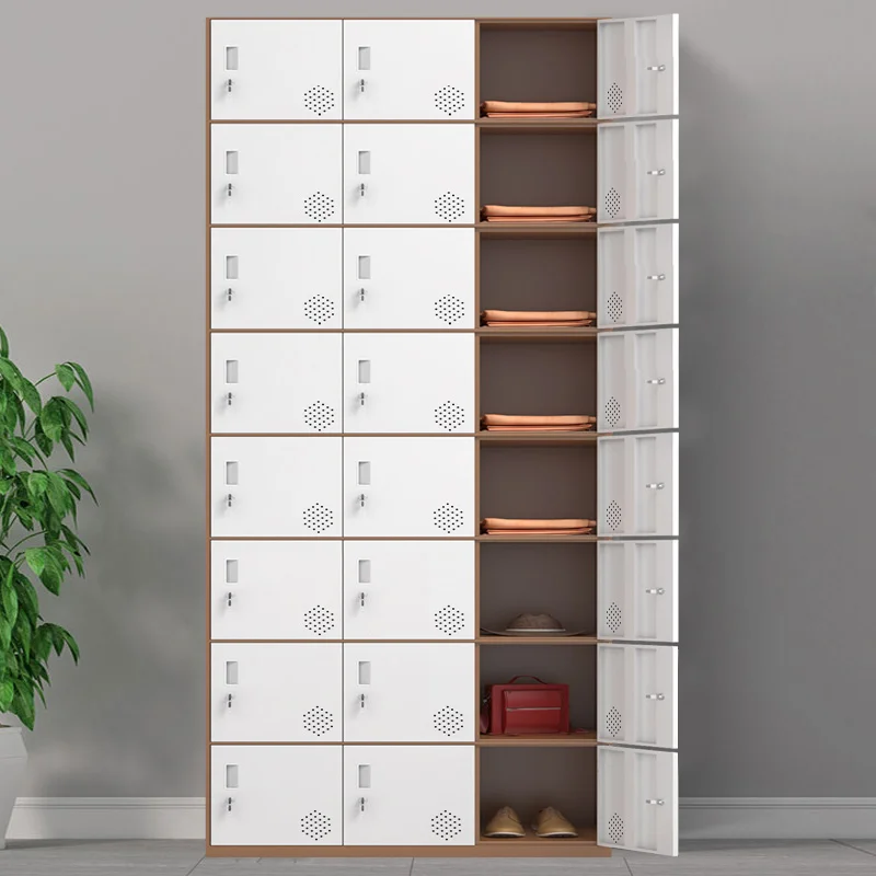 Locker 24 Door Steel Iron Storage Metal Cabinet Wardrobe lockers Home Furniture Modern Hotel Hospital locker