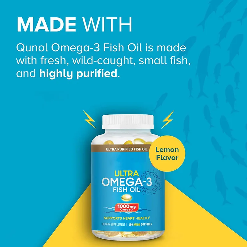 Fish oil softgels capsules support heart health improve memory omega-3 fish oil softgels capsules supplement