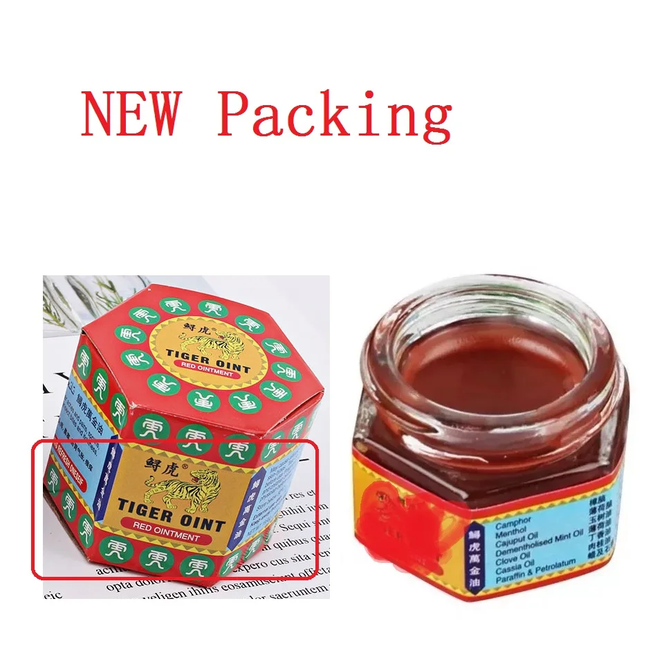 Tigers Balms muscle Pain Relief shoulder back pain Ointment Red White Stomachache Massage Rub Muscular