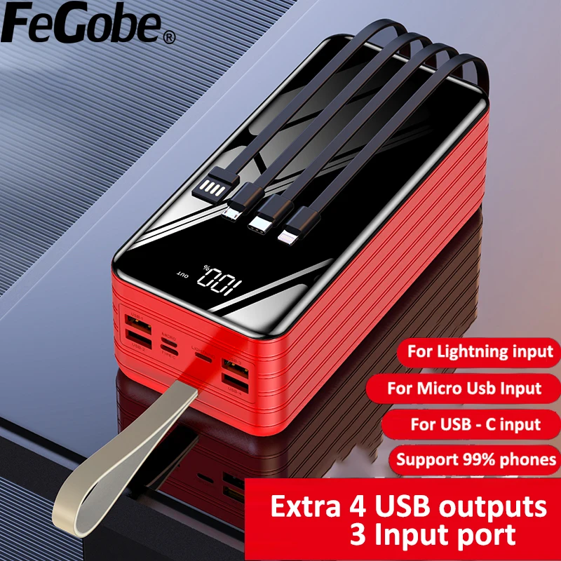 60000mah quick charge power bank battery for out door power station