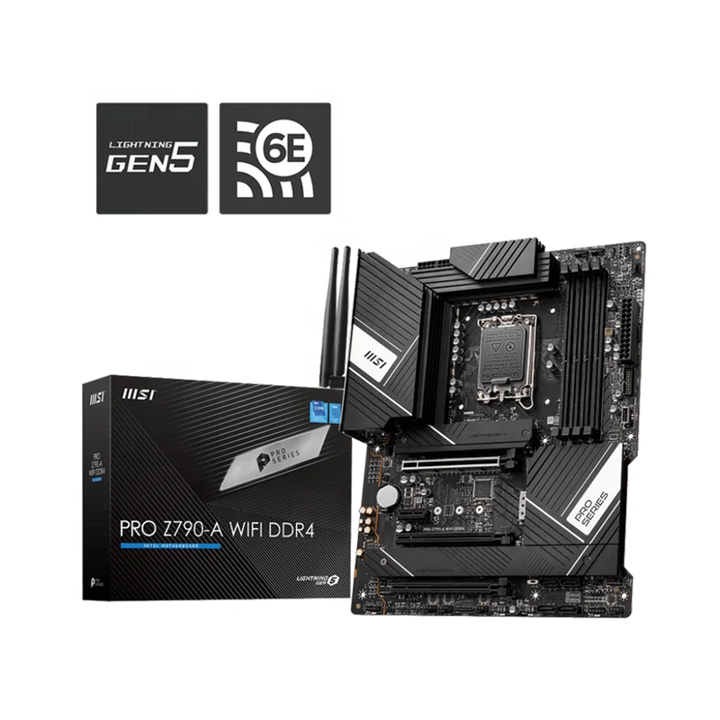 MSI Z790-A Wi-Fi DDR4 материнская плата для процессора intel Core I5 I7 I9 12/13th поколения процессор LGA1700 оригинальный в