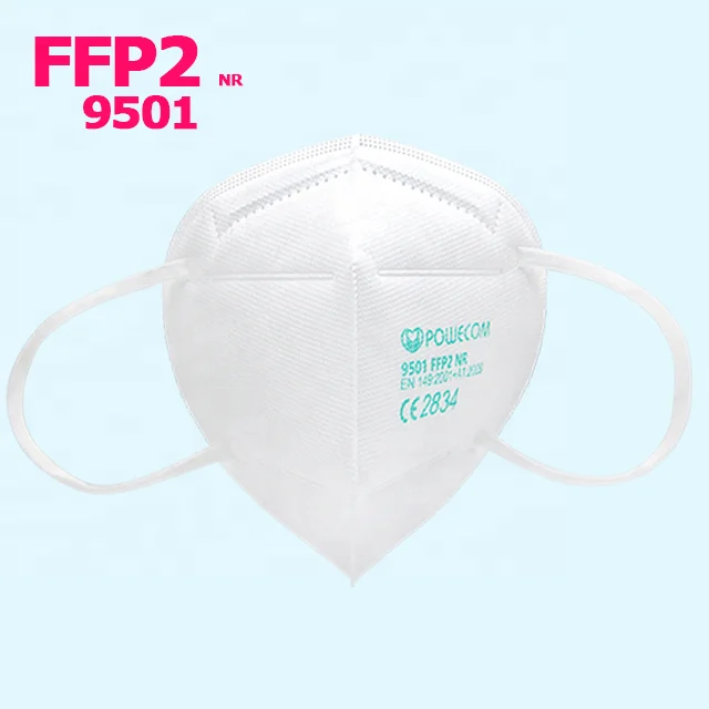 POWECOM  Custom popular FFP2 9501 masken  facemask Halbmaske FFB2 particle filtering half mask