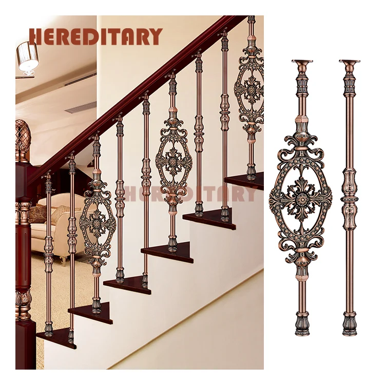 Modern house balcony aluminum pvc stairs handrail railing designs