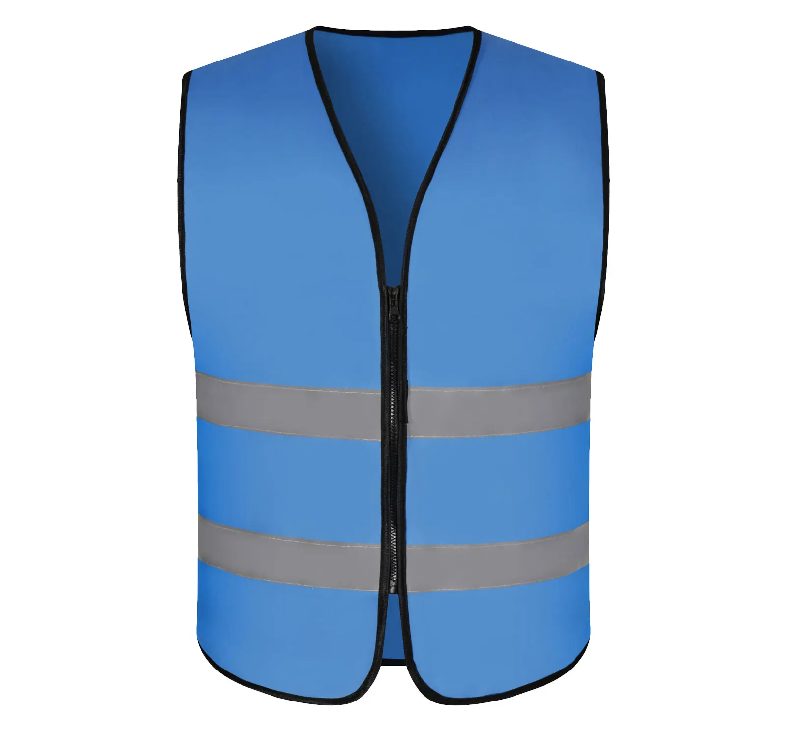 Reflective Vest Strip Fabric Construction Security Safety Vest High Visibility Hi Vis Work Reflective Clothing