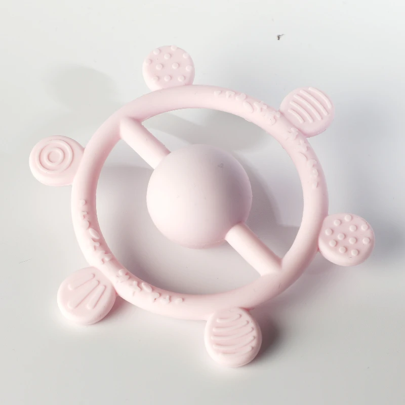 Оптовая цена, не содержит Бисфенол А, органические мягкие детские игрушки из пищевого силикона для прорезывания зубов