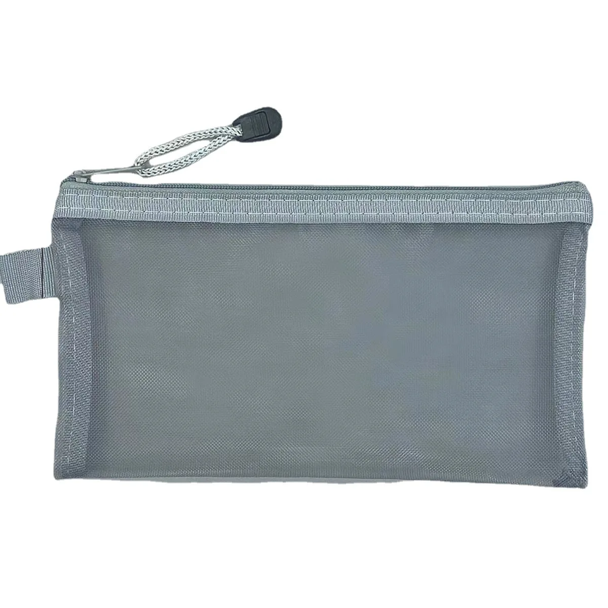 SY Mesh Pencil Bag Pencil Storage Bag Student Exam Special Pencil Case Transparent Simple Fabric