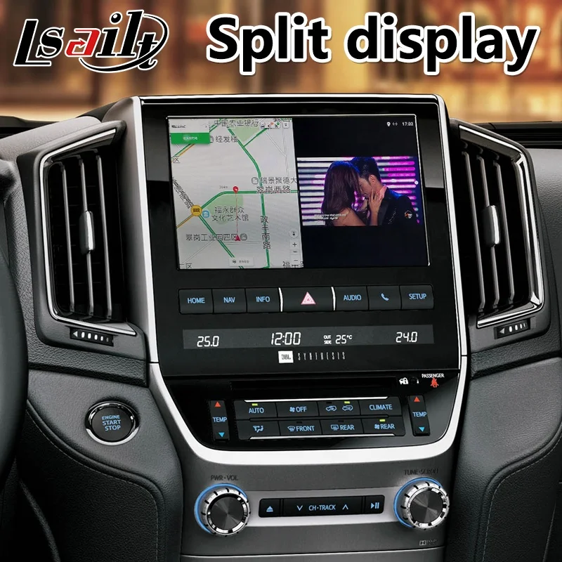  Автомобильный GPS-навигатор на Android для Toyota Land Cruiser LC200