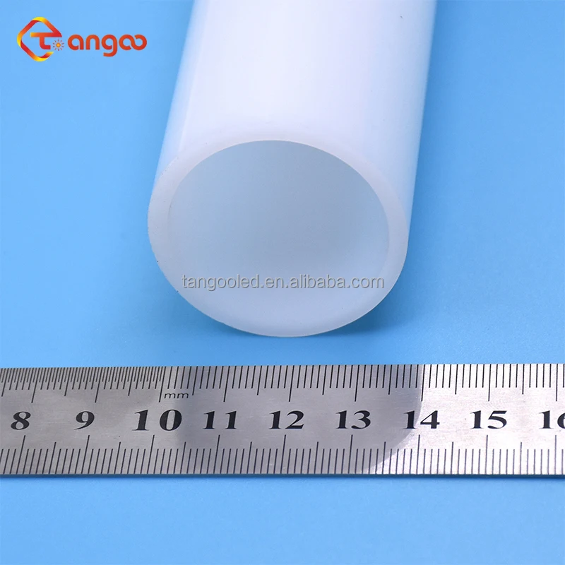UV resistant weathering test F1 milky white/transparent/clear/semi-clear acrylic luminous tube large diameter for led light