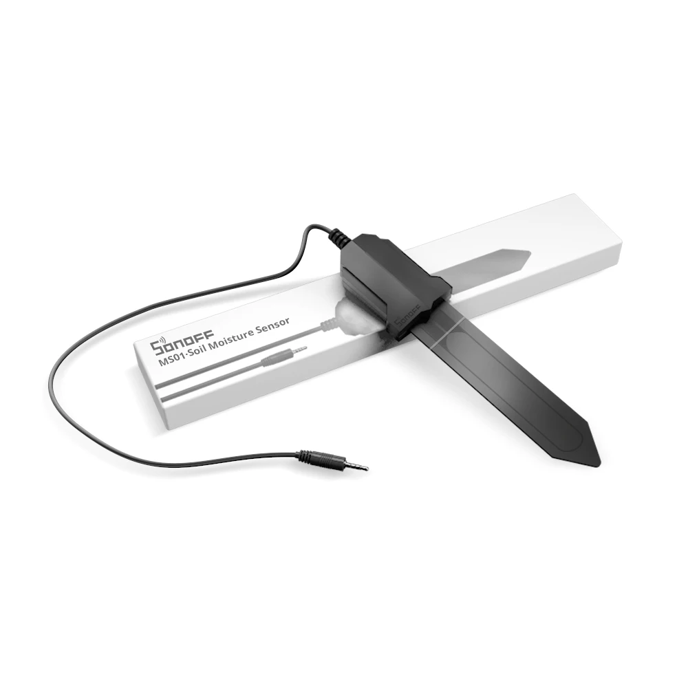 Умный датчик влажности почвы SONOFF MS01, водонепроницаемый IP55 датчик влажности почвы, работает с умным домом Sonoff TH10/ TH16