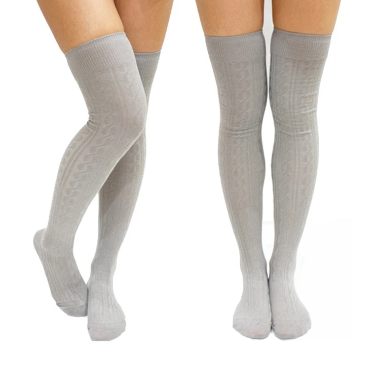 DL-I-505 overknee over the calf socks over the knee high cotton boot socks