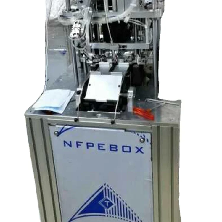 Cheap price small full automatic mask earloop welding machine spot welding machine semi automatic blank face mask machine